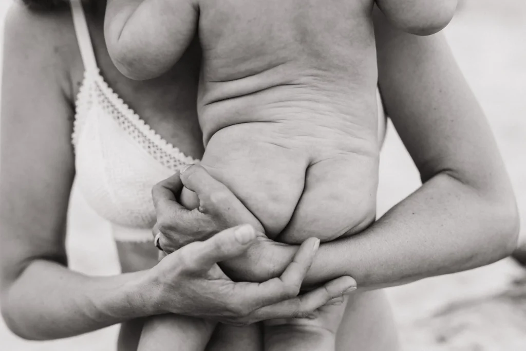 séance photo allaitement et peau à peau dans les landes